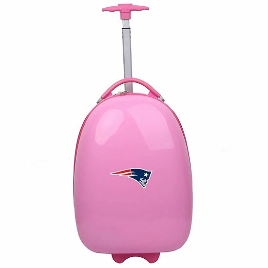 Discount ❤️ Unbranded Youth New England Patriots Hardshell Wheeled Luggage Pod Pat Pink 😀 - Image 8