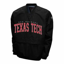 Cheap ❤️ Unbranded Men's Texas Tech Red Raiders Members Windshell Pullover 👏