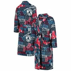Best Pirce ✔️ Unbranded Men's Concepts Sport Navy Boston Red Sox Ensemble Microfleece Robe 😉
