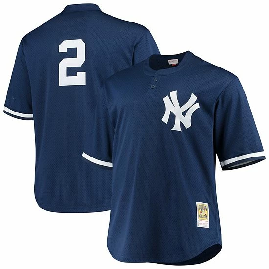 Top 10 👍 Unbranded Men's Mitchell & Ness Derek Jeter Navy New York Yankees Big & Tall Batting Practice Replica Player Jersey 💯