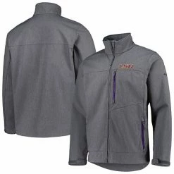 Flash Sale 🌟 Unbranded Men's Columbia Gray LSU Tigers Ascender II Full-Zip Jacket 🎉