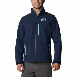 Coupon ✔️ Unbranded Men's Columbia Navy North Carolina Tar 👠 Heels Ascender II Full-Zip Jacket 💯