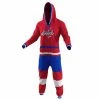 Cheap 🔔 Unbranded Washington Capitals Red Hockey Jersey Pajamas 🎉