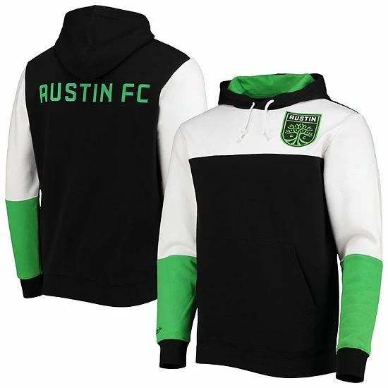 Promo ๐ Unbranded Men's Mitchell & Ness Black Austin FC Fusion 2.0 Pullover Hoodie โ๏ธ - Image 2