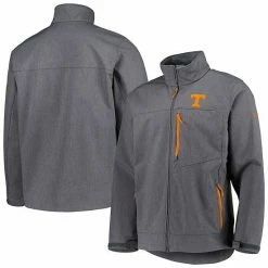 Wholesale 😉 Unbranded Men's Columbia Gray Tennessee Volunteers Ascender II Full-Zip Jacket 🧨