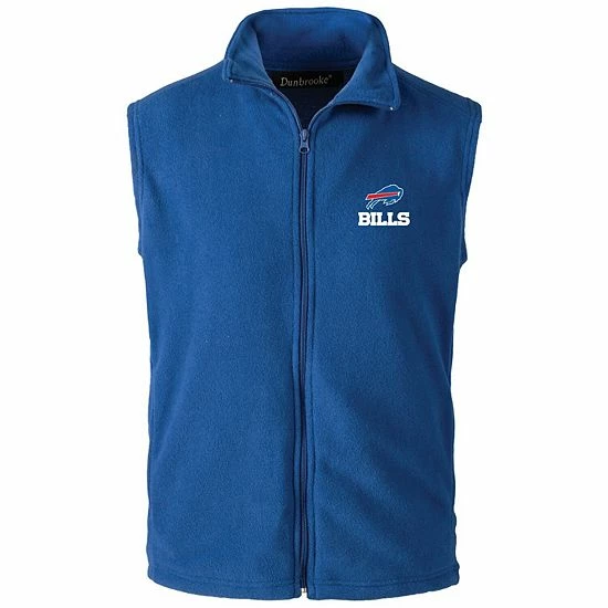 Top 10 💯 Unbranded Men's Royal Buffalo Bills Houston Fleece Full-Zip Vest 🎉