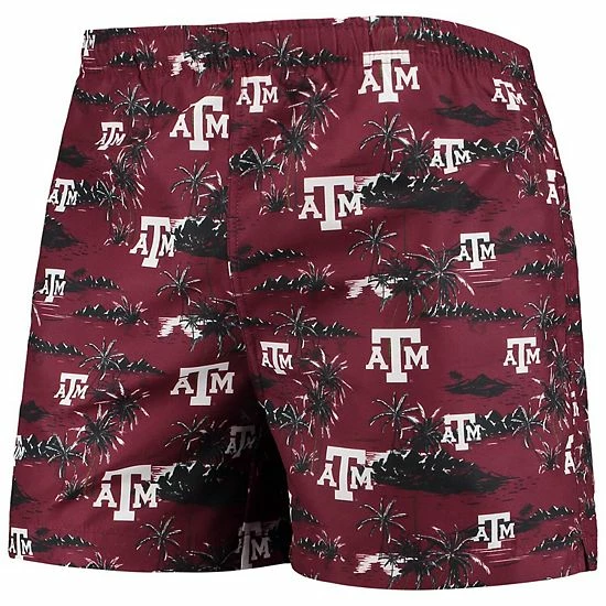 Outlet โ๏ธ Unbranded Men's FOCO Maroon Texas A&M Aggies Island Palm Swim Trunks ๐ - Image 3