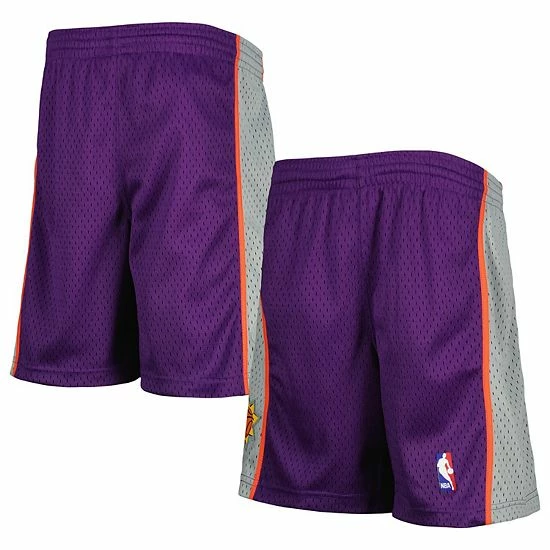 Outlet 🤩 Unbranded Youth Mitchell & Ness Purple Phoenix Suns 1991-92 Hardwood Classics Swingman Shorts 🎁 - Image 2