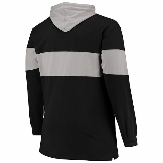 New ๐ฏ Unbranded Men's Black Chicago White Sox Big & Tall Pullover Hoodie ๐คฉ - Image 4