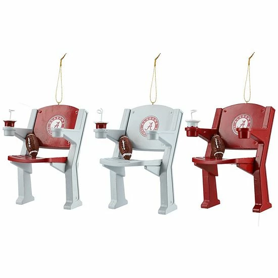 Hot Sale ๐ฅฐ Unbranded Alabama Crimson Tide 3-Pack Stadium Seat Ornament Set ๐