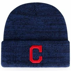 Brand new 🤩 Unbranded Men's '47 Navy Cleveland Indians Brain Freeze Cuffed Knit Hat ❤️