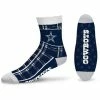 Outlet 👏 Unbranded 👩 Women's For Bare Feet Dallas Cowboys Tartan Plaid Ankle 🧦 Socks ❤️