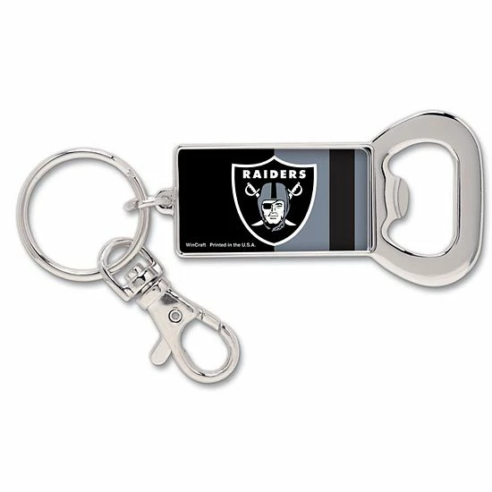 Buy 🔥 Unbranded WinCraft Las Vegas Raiders Bottle Opener Key Ring Keychain 🛒
