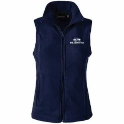 Coupon ✨ Unbranded 👩 Women's Seattle Seahawks College Navy Houston Fleece Full-Zip Vest ⭐