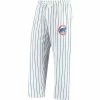 Best Sale ⭐ Unbranded Men's Concepts Sport White/Royal Chicago Cubs Vigor Sleep Pant 😍