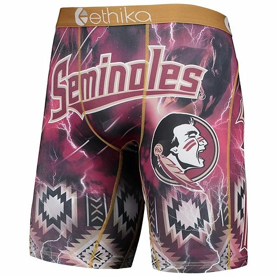 Best Sale ⌛ Unbranded Men's Ethika Garnet Florida State Seminoles Spirit Boxer Briefs 🔥 - Image 3
