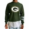 Best reviews of 🤩 Unbranded Men's Refried Apparel Green/Gray Green Bay Packers Sustainable Upcycled Angle Long Sleeve T-Shirt 👏