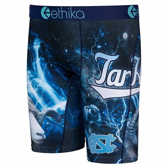 Buy 👍 Unbranded Men's Ethika Navy North Carolina Tar 👠 Heels Spirit Boxer Briefs ✔️ - Image 3
