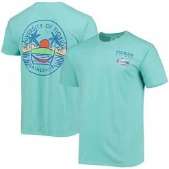 Budget 😉 Unbranded Men's Mint Florida Gators Circle Scene Comfort Colors T-Shirt 🎉