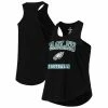 Cheap 😉 Unbranded 👩 Women's Philadelphia Eagles Black Plus Size Team Racerback Tank Top 😍