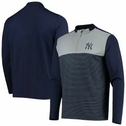 Best reviews of 🔔 Unbranded Men's Levelwear Navy New York Yankees Insignia Wade Half-Zip Jacket 💯