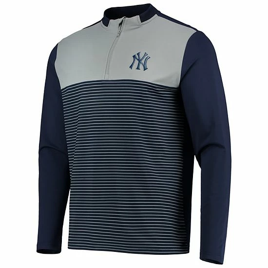 Best reviews of 🔔 Unbranded Men's Levelwear Navy New York Yankees Insignia Wade Half-Zip Jacket 💯 - Image 3