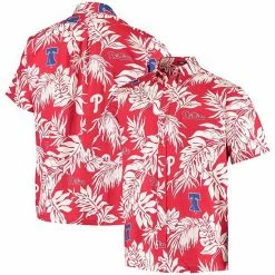 Best reviews of ✨ Unbranded Men's Reyn Spooner Red Philadelphia Phillies Aloha Button-Down 👕 Shirt ✔️