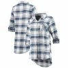 Cheapest 🧨 Unbranded 👩 Women's Concepts Sport Navy/Gray New York Yankees Accolade Flannel Nightshirt ✨