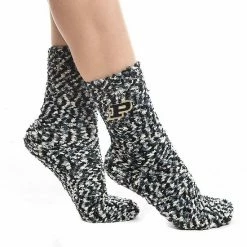 Brand new 🛒 Unbranded 👩 Women's ZooZatz Purdue Boilermakers Marled Fuzzy 🧦 Socks 🔔
