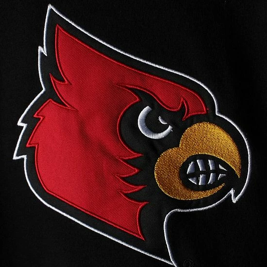 Brand new ✔️ Unbranded Youth Black Louisville Cardinals Big Logo Pullover Hoodie ⌛ - Image 3