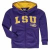 Flash Sale 😉 Unbranded Youth Purple LSU Tigers Applique Arch & Logo Full-Zip Hoodie 😍