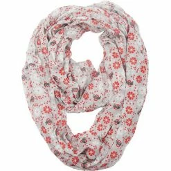 Buy ✨ Unbranded 👩 Women's ZooZatz Ohio State Buckeyes Retro Flower Scarf 🤩