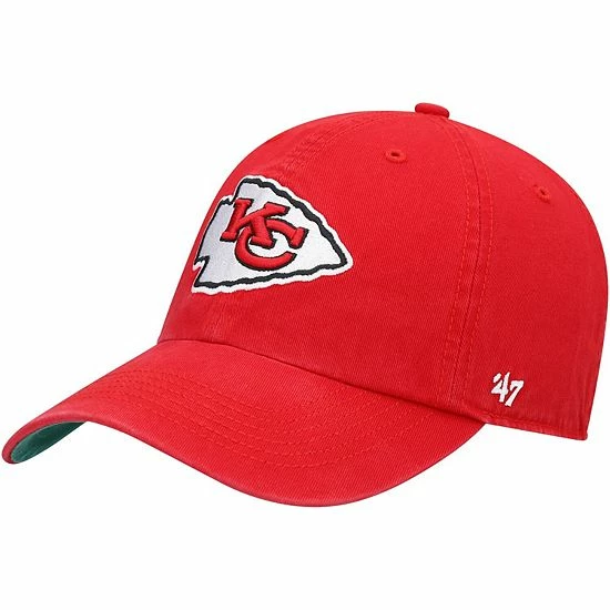 New 🎁 Unbranded Men's '47 Red Kansas City Chiefs Franchise Logo Fitted Hat 🥰 - Image 2