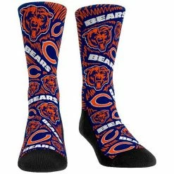 Brand new 🧨 Unbranded 👩 Women's Rock Em 🧦 Socks Chicago Bears Logo Sketch Crew 🧦 Socks 😉