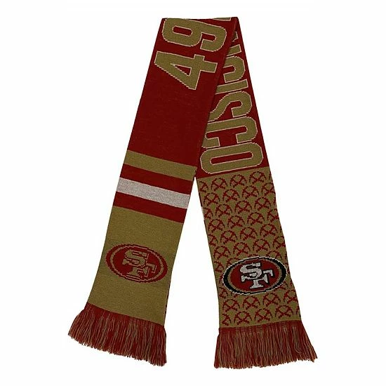 Cheapest 😀 Unbranded FOCO San Francisco 49ers Reversible Thematic Scarf 😉 - Image 3