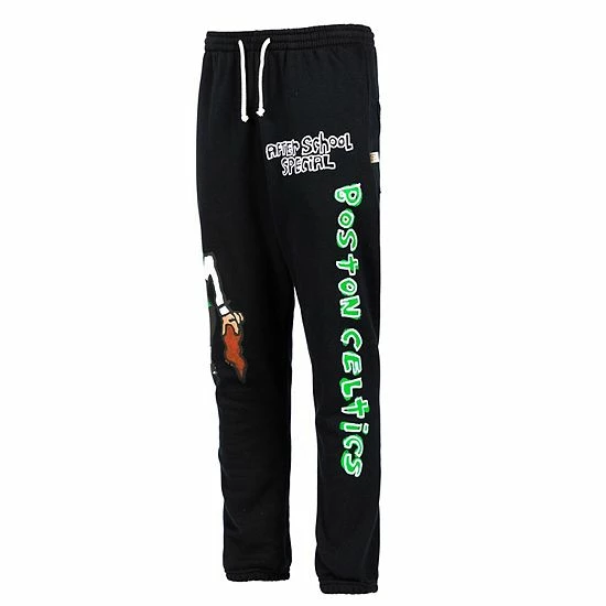 Coupon ๐ Unbranded Men's After School Special Black Boston Celtics Sweatpants ๐ - Image 2