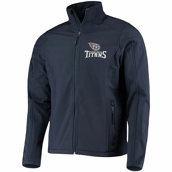 Outlet ๐ฅ Unbranded Men's Dunbrooke Navy Tennessee Titans Sonoma Softshell Full-Zip Jacket ๐ - Image 2