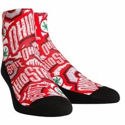 Best deal ⭐ Unbranded Men's Rock Em 🧦 Socks Ohio State Buckeyes Logo Sketch Crew 🧦 Socks 👍