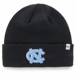 Best deal 🔥 Unbranded Men's '47 Navy North Carolina Tar 👠 Heels Raised Cuffed Knit Hat 👍