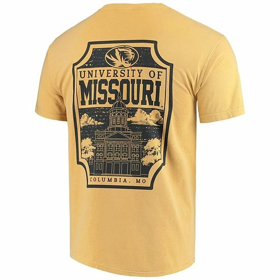 Outlet ✨ Unbranded Men's Gold Missouri Tigers Comfort Colors Campus Icon T-Shirt 💯 - Image 4