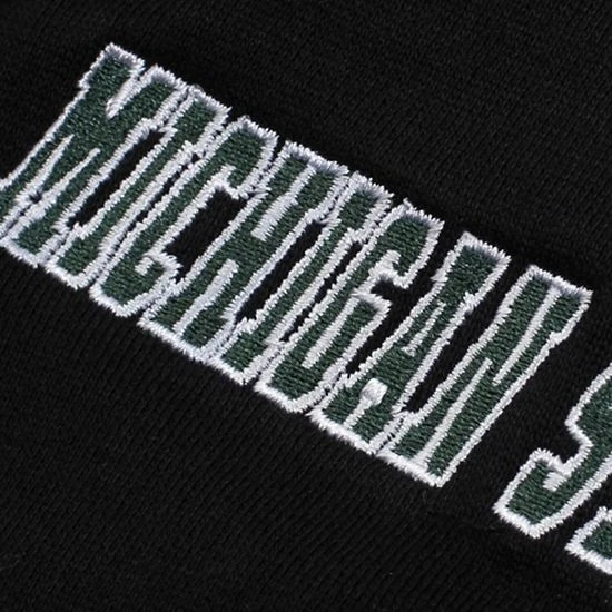 Cheapest 😍 Unbranded Youth Stadium Athletic Black Michigan State Spartans Big Logo Pullover Hoodie 🌟 - Image 4