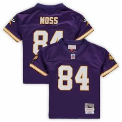 Best deal 🎉 Unbranded Preschool Mitchell & Ness Randy Moss Purple Minnesota Vikings 1998 Retired Legacy Jersey ✨