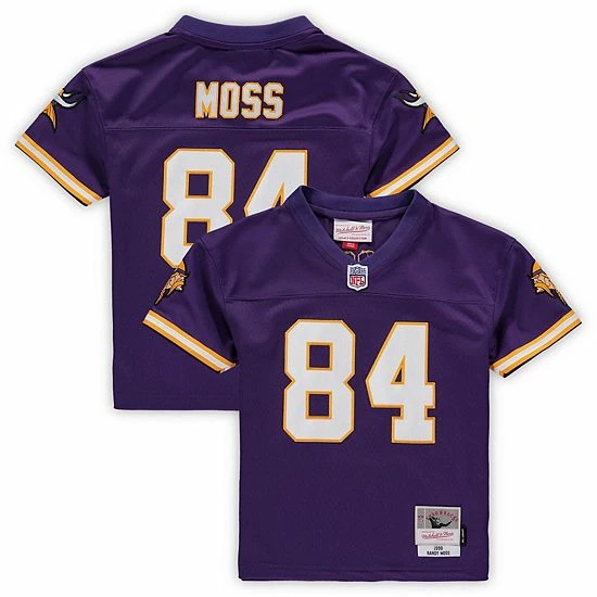 Best deal 🎉 Unbranded Preschool Mitchell & Ness Randy Moss Purple Minnesota Vikings 1998 Retired Legacy Jersey ✨