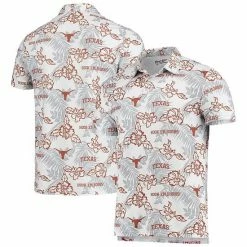 Wholesale ⭐ Unbranded Men's Reyn Spooner White Texas Longhorns Performance Polo 🔔