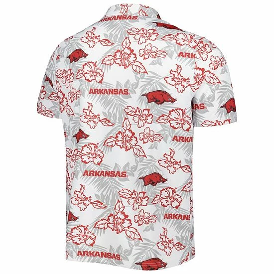 Discount ๐ Unbranded Men's Reyn Spooner White Arkansas Razorbacks Performance Polo ๐ - Image 4