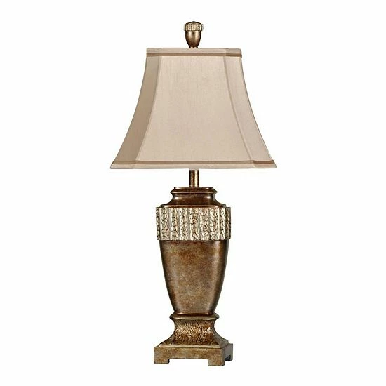 Budget 🔥 Unbranded Conway Brown Glaze Table Lamp ❤️