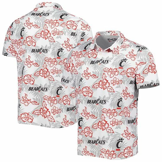 New 😍 Unbranded Men's Reyn Spooner White Cincinnati Bearcats Performance Polo 👍