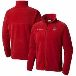 Cheap ⌛ Unbranded Men's Columbia Red Houston Rockets Big & Tall Steens Mountain 2.0 Full-Zip Jacket 🧨