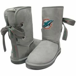 Brand new 🔥 Unbranded 👩 Women's Cuce Miami Dolphins Champion Ribbon 🥾 Boots 👍