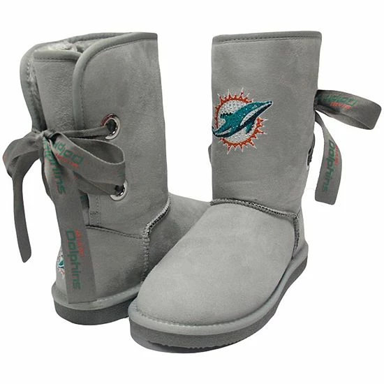 Brand new ๐ฅ Unbranded ๐ฉ Women's Cuce Miami Dolphins Champion Ribbon ๐ฅพ Boots ๐ - Image 2